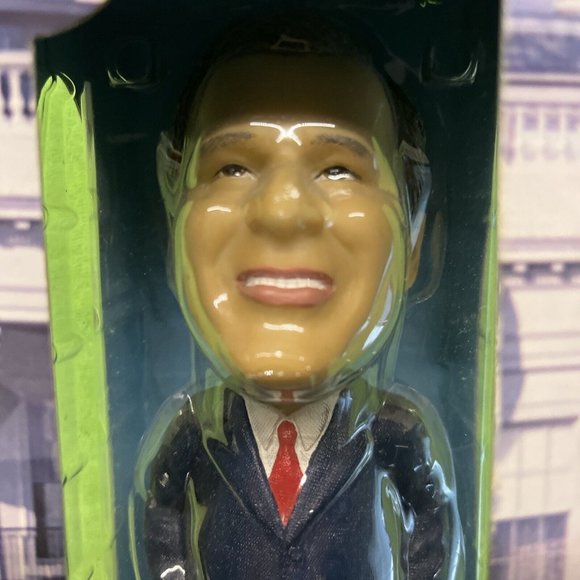 OLLIERV Bobble Dobbles President George W Bush bobblehead Hand Painted MINT - Picture 4 of 12